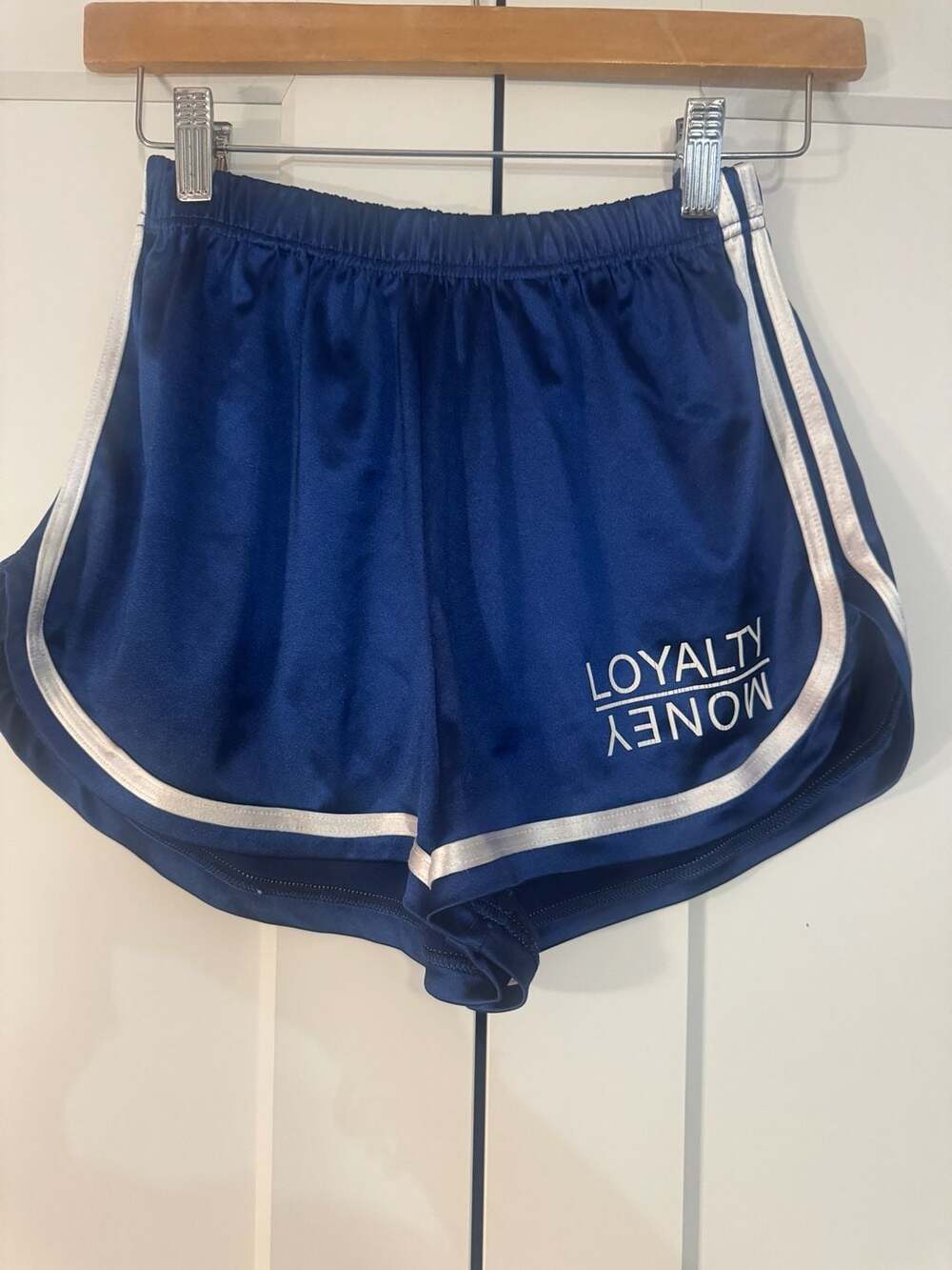 Loyalty Over Money LOM Clothing Co. Satin Dolphin Shorts